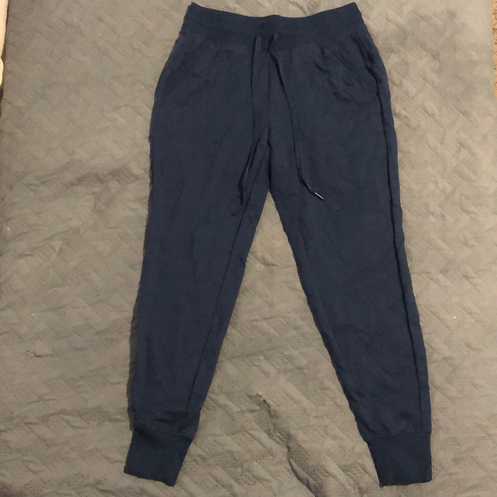 Navy Blue Athletic Works Soft Jogger Pants
